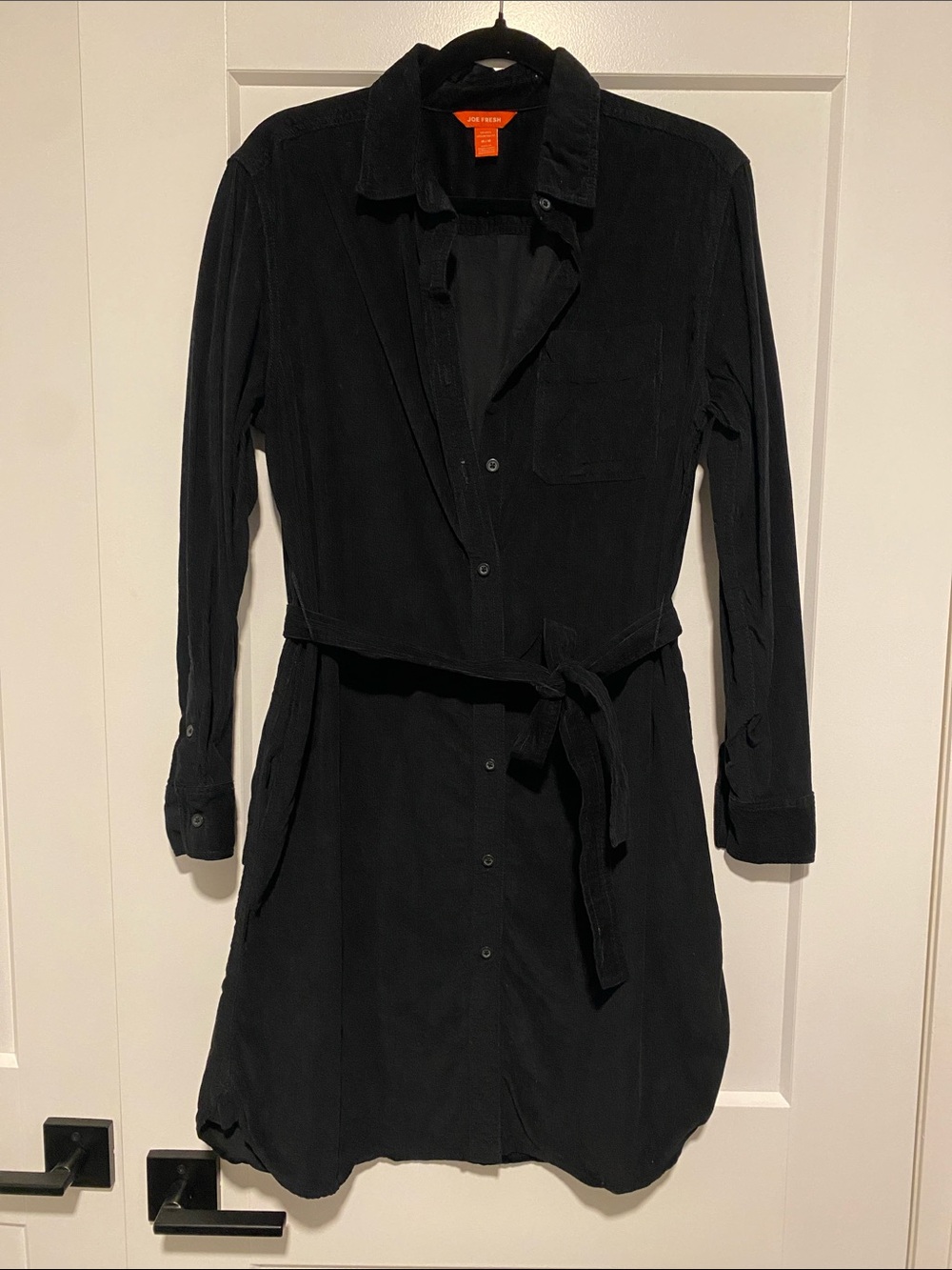 Joe Fresh Black Corduroy Dress